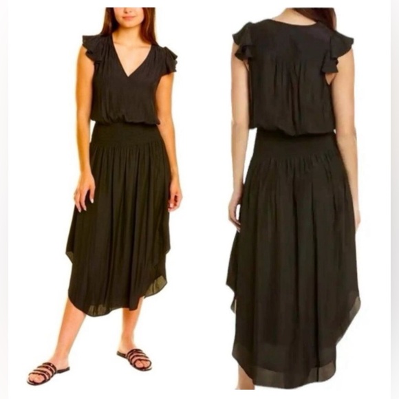 Ramy Brook Navy Blue Yassi Midi Dress size S/P - Picture 1 of 14